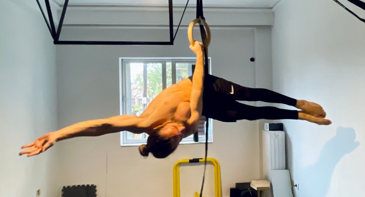 Ring Acrobatics Routine Gymnastic Rings Workout – 20 Exercises from Beginner to Expert